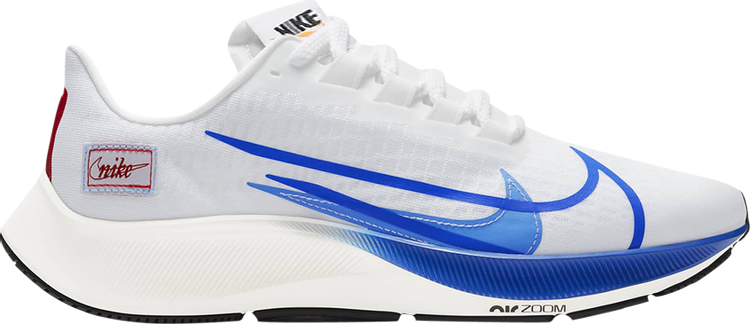 Кроссовки Nike Air Zoom Pegasus 37 Premium 'White Game Royal', белый - фото