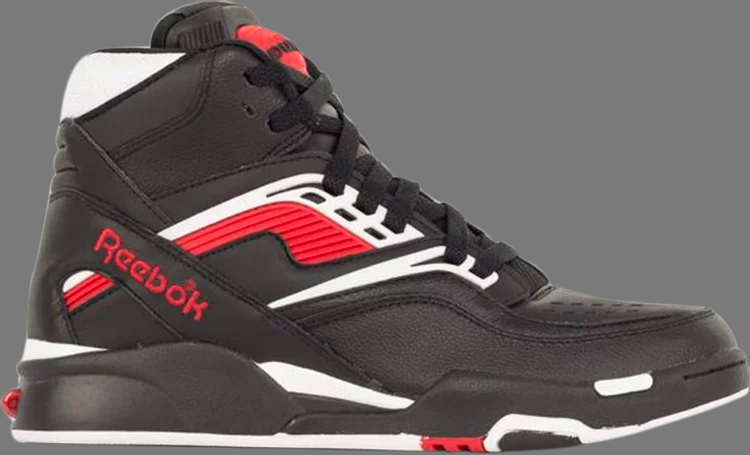 Кроссовки высокие Reebok Twilight Zone Pump, черный/красный - фото