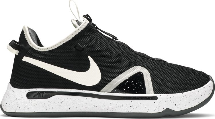 Кроссовки Nike PG 4 Team 'Black Platinum', черный - фото