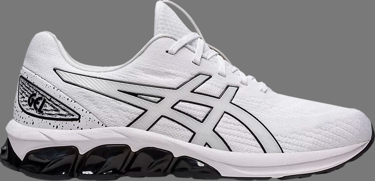 Кроссовки gel quantum 180 7 'white black' Asics, белый - фото