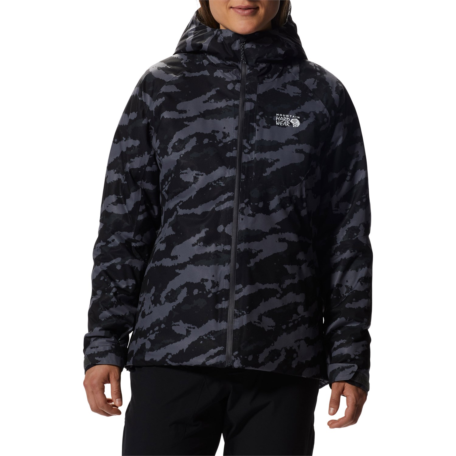 Куртка Mountain Hardwear Stretch Ozonic Insulated Jacket, черный - фото