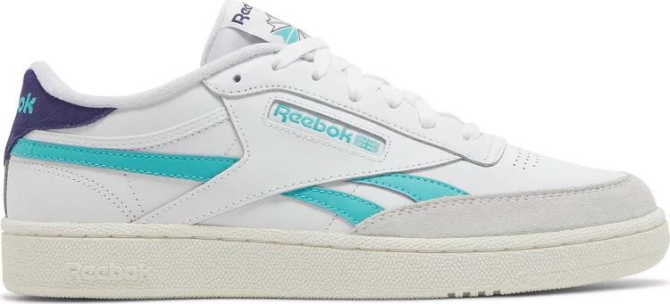 Кроссовки club c revenge 'white classic teal' Reebok, белый - фото