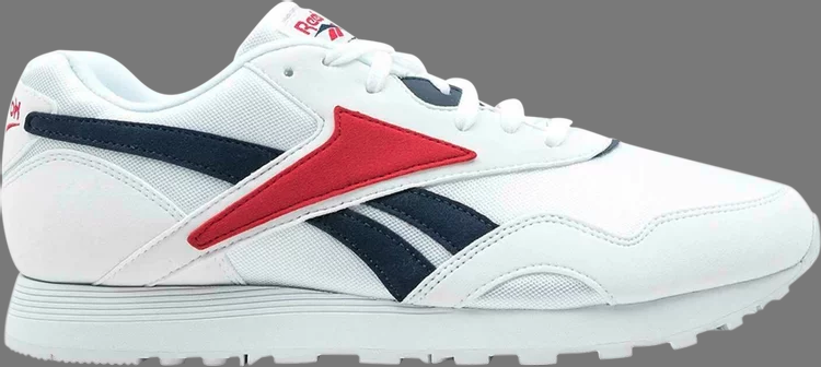 Кроссовки rapide og suede 'white collegiate navy red' Reebok, белый - фото