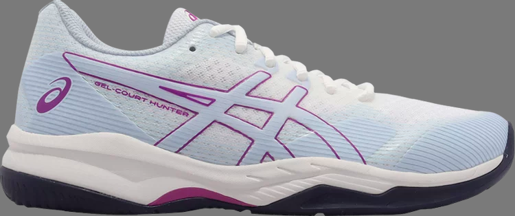 Кроссовки wmns gel court hunter 2 'soft sky orchid' Asics, белый - фото