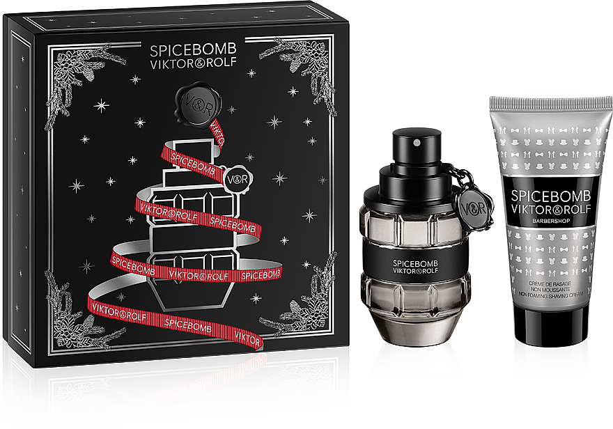 Парфюмерный набор Viktor & Rolf Spicebomb Christmas 2022, 2 предмета - фото