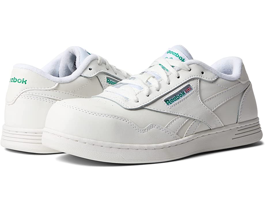 Женские кроссовки Reebok Club Memt Work EH Comp Toe, бело-зеленый - фото