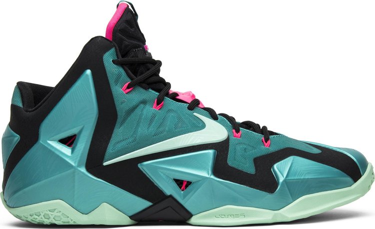 Кроссовки Nike LeBron 11 'South Beach', бирюзовый - фото