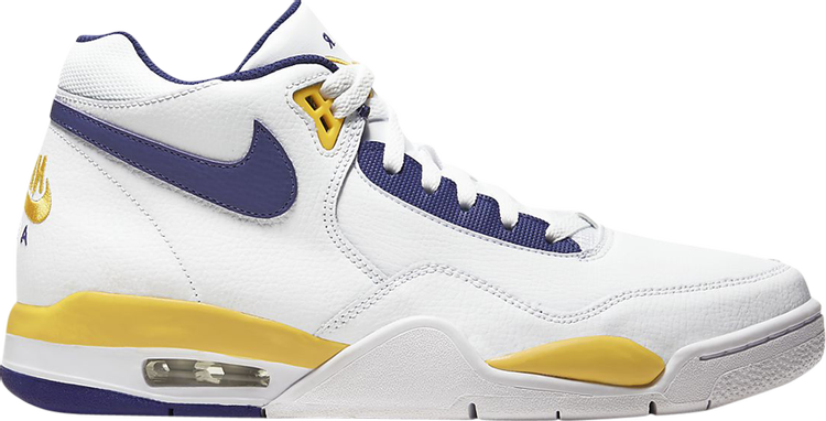 Кроссовки Nike Flight Legacy 'Lakers', белый - фото