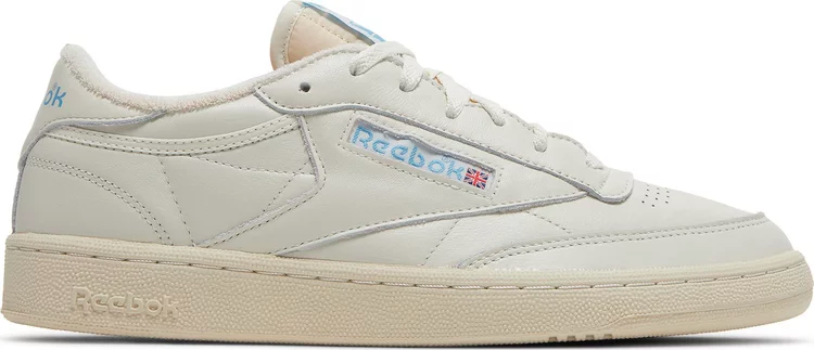 Кроссовки club c 85 vintage 'chalk essential blue' Reebok, белый - фото