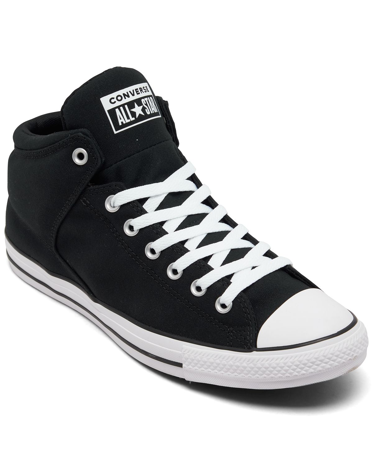 Мужские повседневные кроссовки chuck taylor all star high street mid от finish line Converse, черный - фото