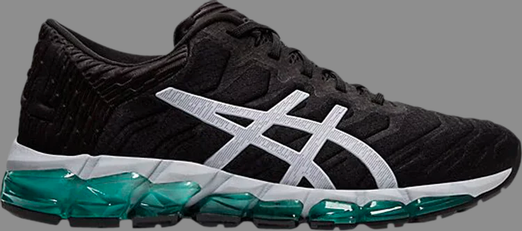 Лимитированные кроссовки wmns gel quantum 360 5 'black green' Asics, черный - фото