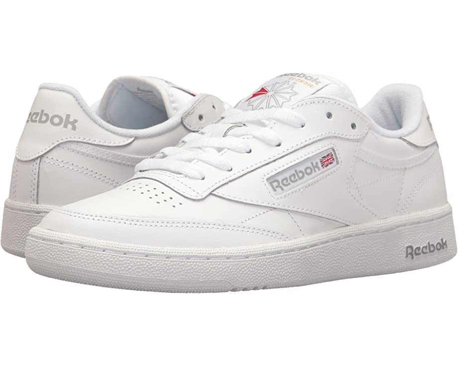 Мужские кроссовки Reebok Club C 85 Lifestyle, бело-красный - фото