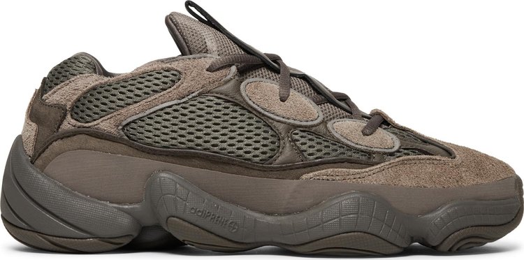 Кроссовки Adidas Yeezy 500 'Brown Clay', коричневый - фото