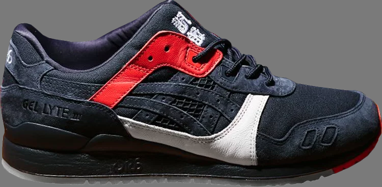 Кроссовки kickslab x gel lyte iii 'hikeshi hanten' japan edition Asics, синий - фото