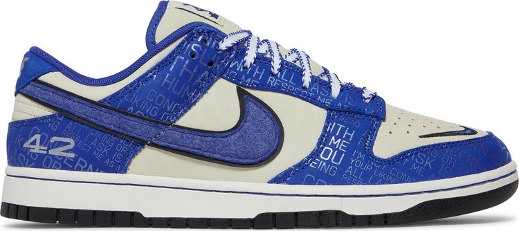 Кроссовки Nike Dunk Low 'Jackie Robinson', синий - фото