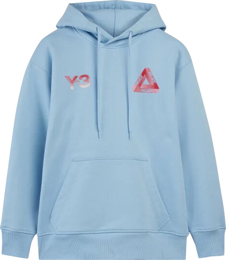 Худи Y-3 x Palace Logo Hoodie 'Blue', синий - фото