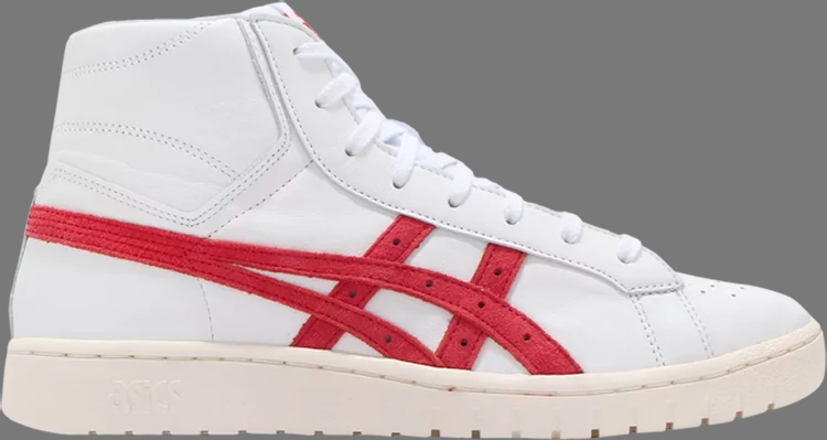 Кроссовки gel ptg mt 'white classic red' Asics, белый - фото