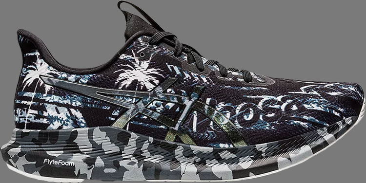 Кроссовки noosa tri 14 'tropical - black pure silver' Asics, черный - фото