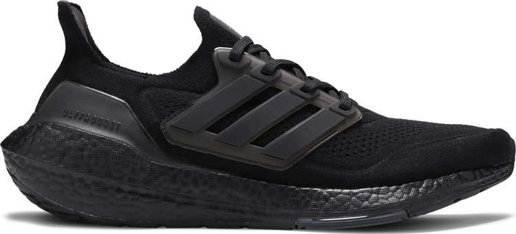 Кроссовки Adidas UltraBoost 21 'Triple Black', черный - фото