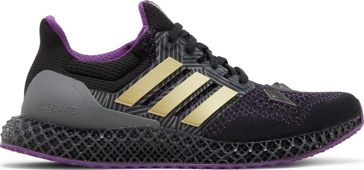 Кроссовки Adidas Marvel x Ultra 4D 'Black Panther', черный - фото