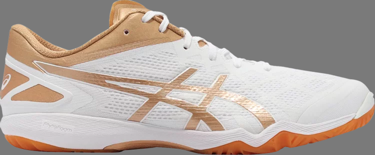 Кроссовки attack dominate ff 2 'white pure gold' Asics, белый - фото