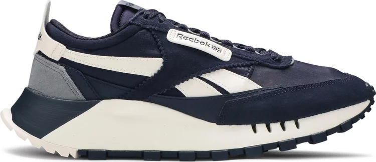 Кроссовки classic leather legacy 'vector navy' Reebok, синий - фото