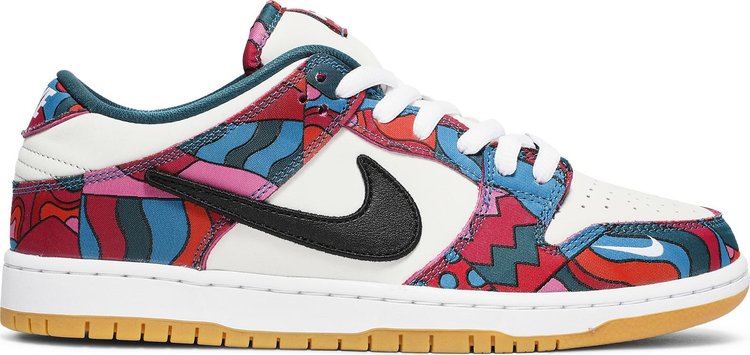 Кроссовки Nike Parra x Dunk Low Pro SB 'Abstract Art', многоцветный - фото