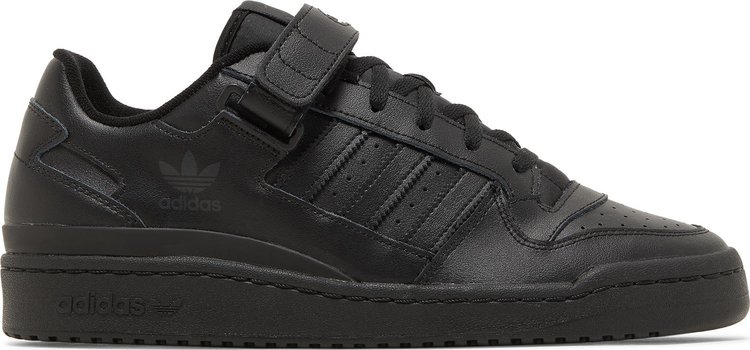 Кроссовки Adidas Forum Low 'Triple Black', черный - фото