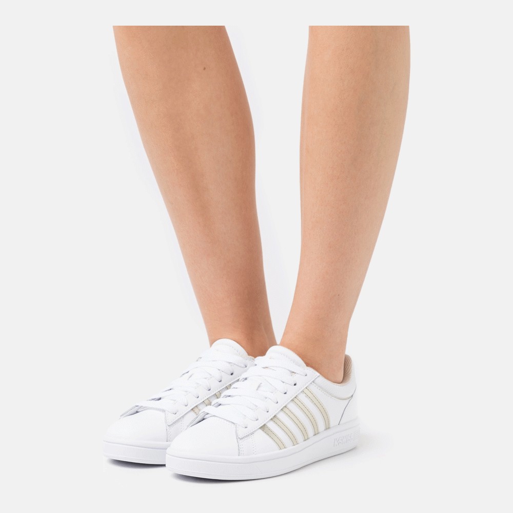 Кроссовки K-Swiss Court Winston, white/champagne - фото