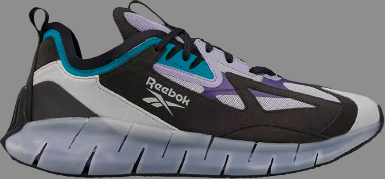 Кроссовки zig kinetica concept type 2 'black teal' Reebok, черный - фото