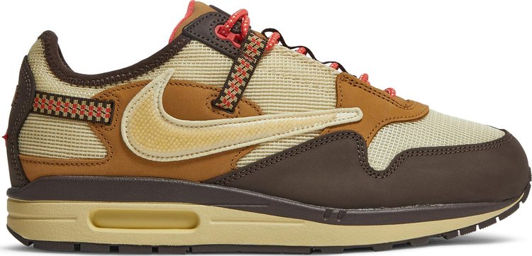 Кроссовки Nike Travis Scott x Air Max 1 'Baroque Brown', коричневый - фото