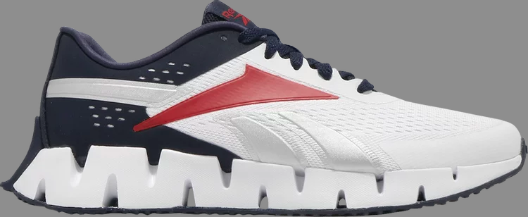 Кроссовки zig dynamica 2.0 'white vector red' Reebok, белый - фото