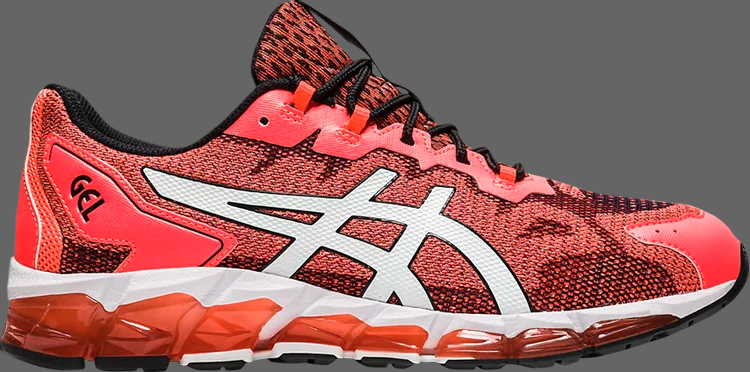 Кроссовки gel quantum 360 6 'sunrise red' Asics, красный - фото