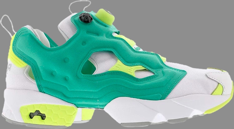 Кроссовки instapump fury 'icons pack - court victory' Reebok, зеленый - фото