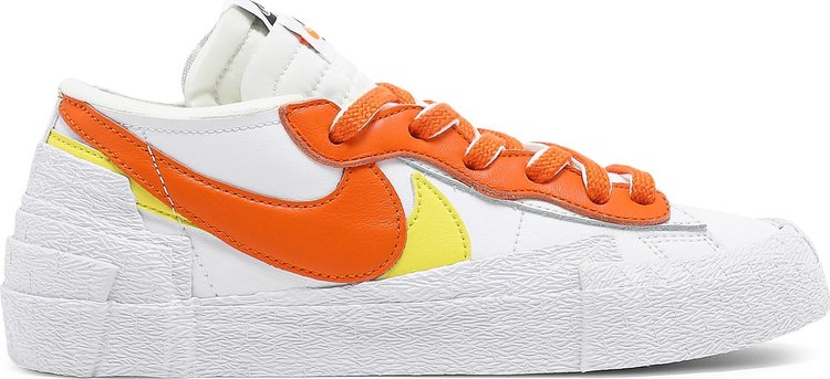 Кроссовки Nike sacai x Blazer Low 'Magma Orange', оранжевый - фото