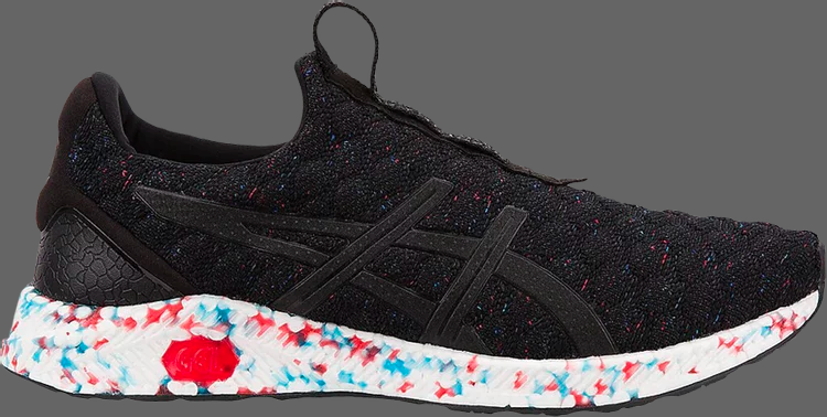 Кроссовки hypergel kenzen 'black blue red' Asics, черный - фото