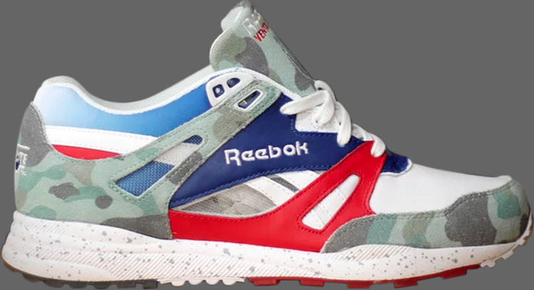 Кроссовки mita x a bathing ape x ventilator affiliates 'white red royal' Reebok, многоцветный - фото