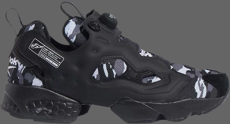 Кроссовки instapump fury trail 'black camo' Reebok, черный - фото