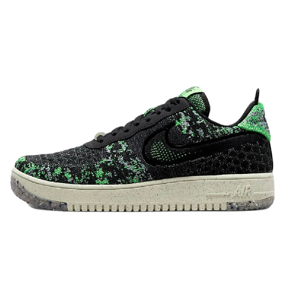 Кроссовки Nike Air Force 1 Crater Flyknit Next Nature, зеленый/черный - фото