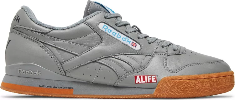 Кроссовки alife x phase 1 pro 'flat grey' Reebok, серый - фото