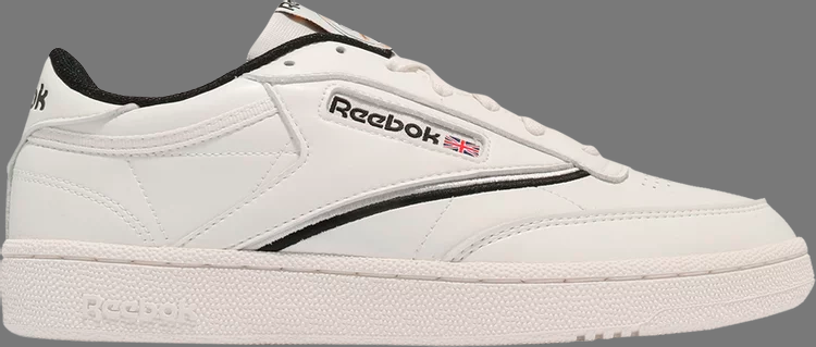 Лимитированные кроссовки club c 85 'ivory black' Reebok, пломбир - фото