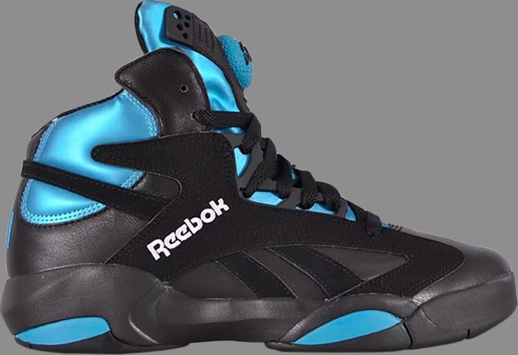 Кроссовки shaq attaq 'black azure' Reebok, черный - фото