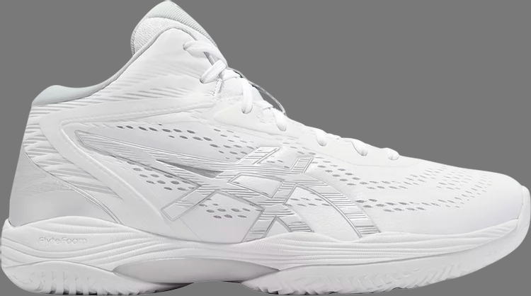 Кроссовки gelhoop v14 4e wide 'white silver' Asics, белый - фото