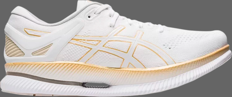 Кроссовки metaride 'white pure gold' Asics, белый - фото