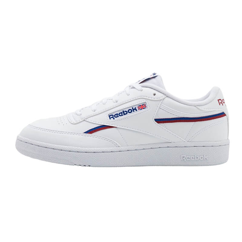 Кроссовки Reebok Cl Club C 85 Vegan Unisex, белый/синий - фото