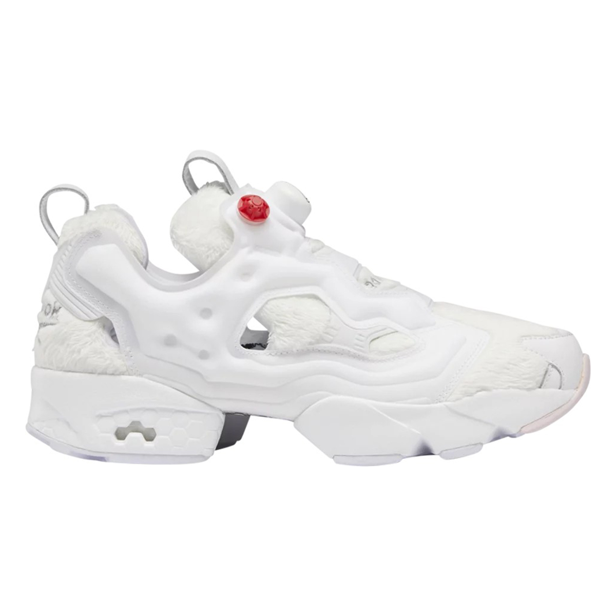 Кроссовки atmos x #fr2 x instapump fury 'pure grey white' Reebok, белый - фото