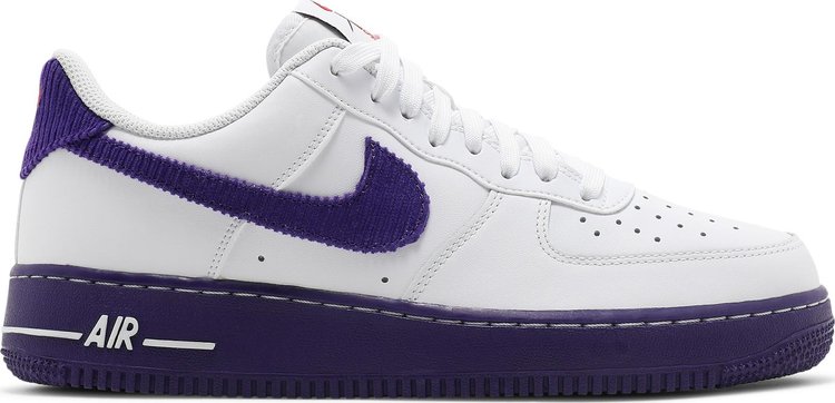 Кроссовки Nike Air Force 1 '07 LV8 EMB 'White Court Purple', белый - фото