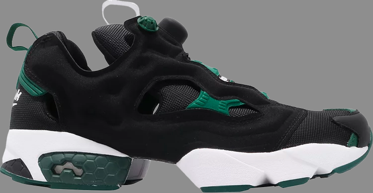 Кроссовки instapump fury og mu 'dark green' Reebok, черный - фото