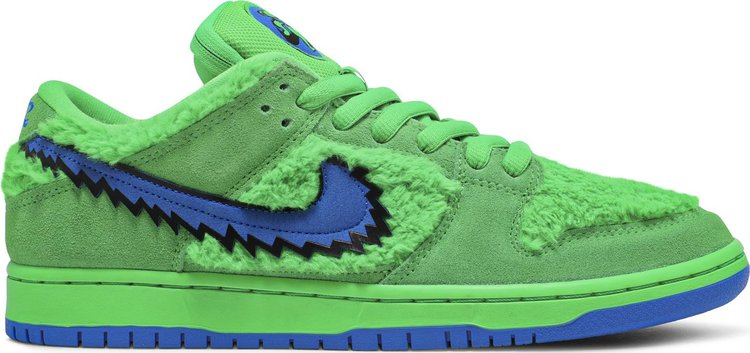 Кроссовки Nike Grateful Dead x Dunk Low SB 'Green Bear', зеленый - фото