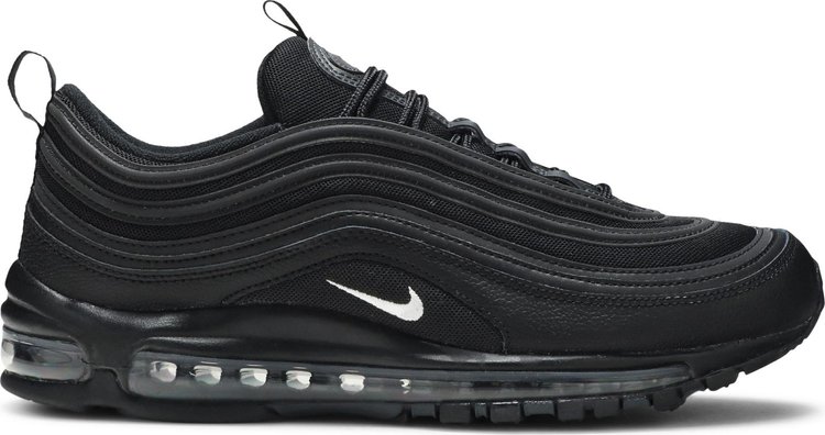 Кроссовки Nike Air Max 97 'Black Terry Cloth', черный - фото